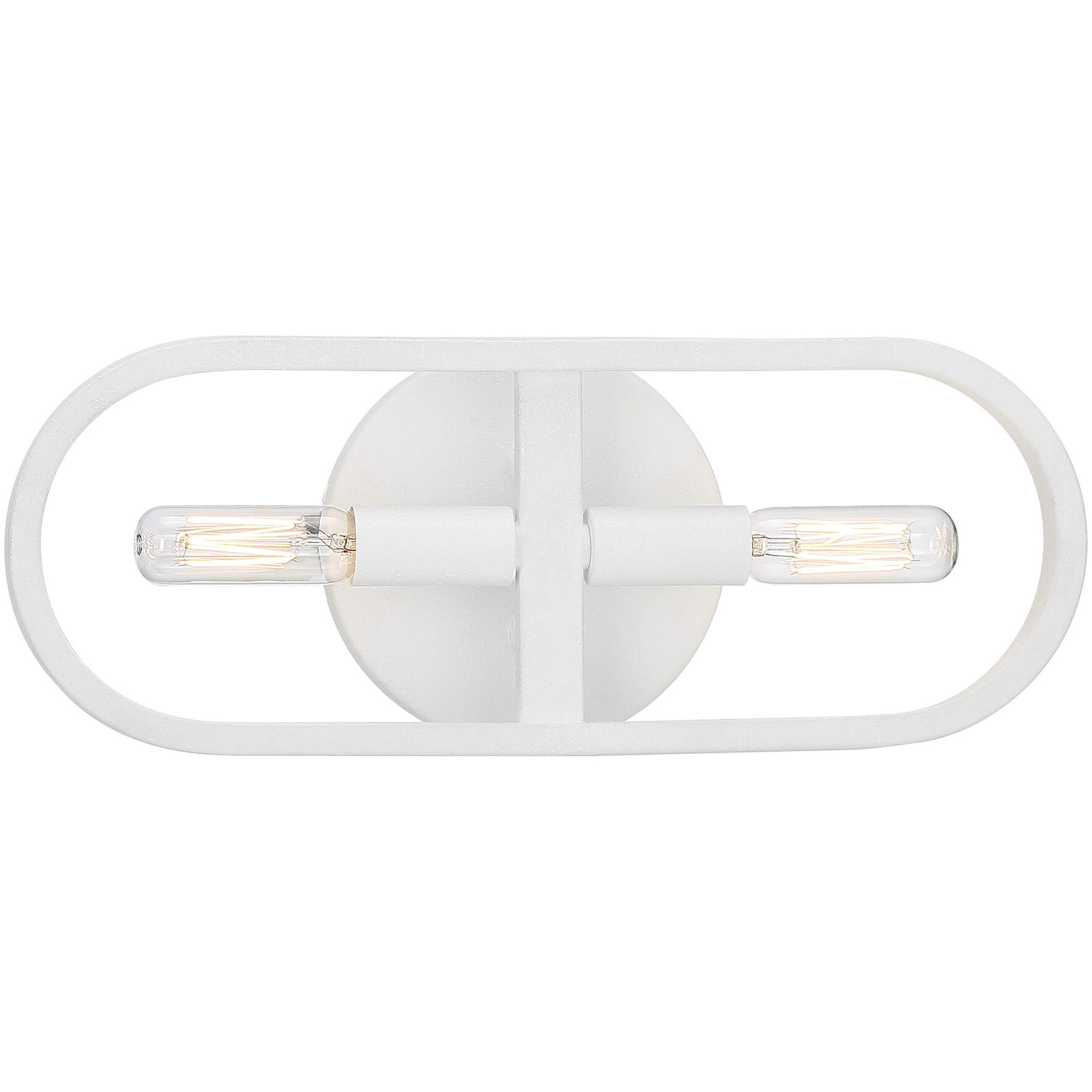 Carousel 2 Light 5 inch Matte White Wall Sconce Wall Light